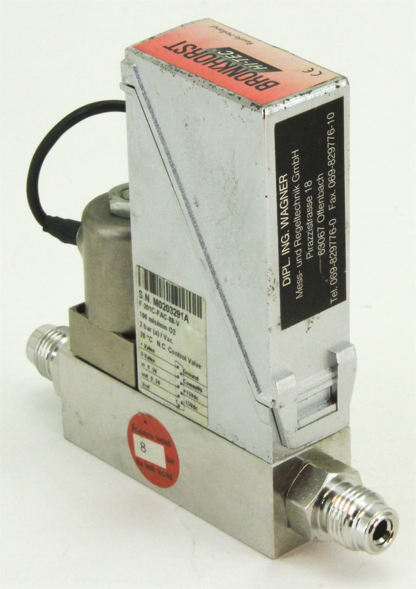 Regolatore Di Portata Massica Bronkhorst El-Press P-702C-FAC-88-Z-005 (Usato/Testato)